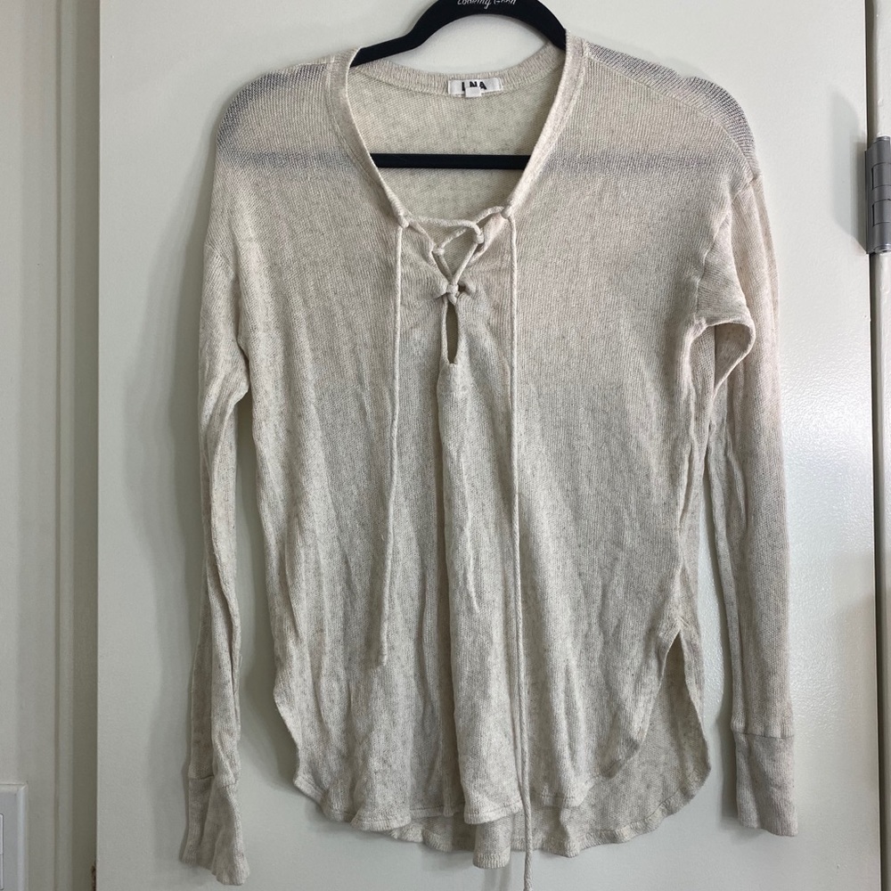 oatmeal LNA sweater